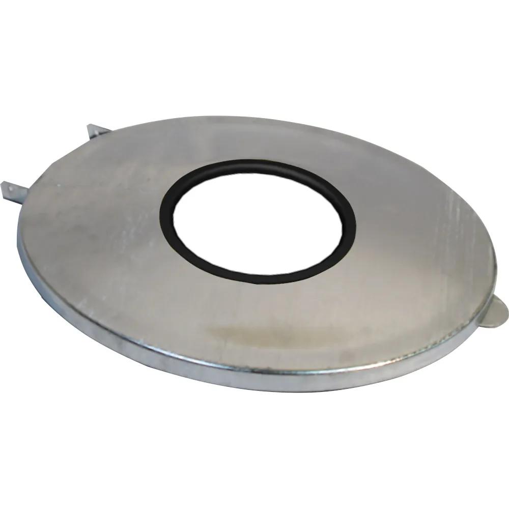 Couvercle support sac-poubelle galva