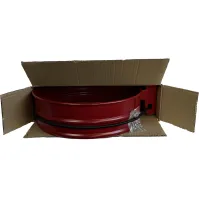 Support sac-poubelle durable et robuste en acier.