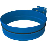 Support mural pour sac-poubelle bleu