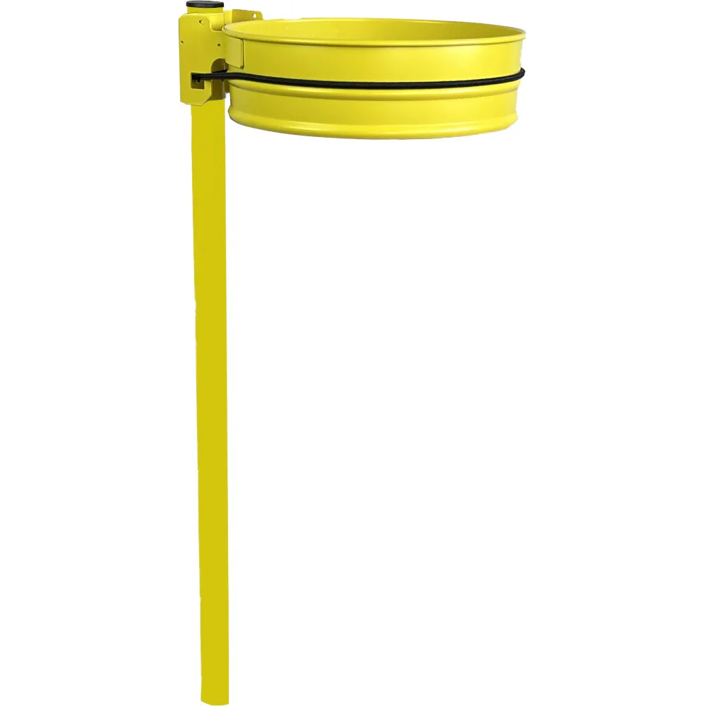 Support sac-poubelle jaune