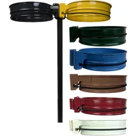Porte sac-poubelle de couleur