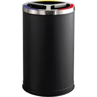 corbeille avec adhésifs couleur