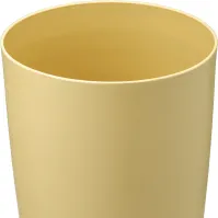 Corbeille beige ignifugée 8L en polypropylène auto-extinguible