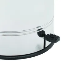 Poubelle inox hygiénique 80L pédale robuste HACCP