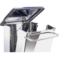 poubelle face amovible restaurant