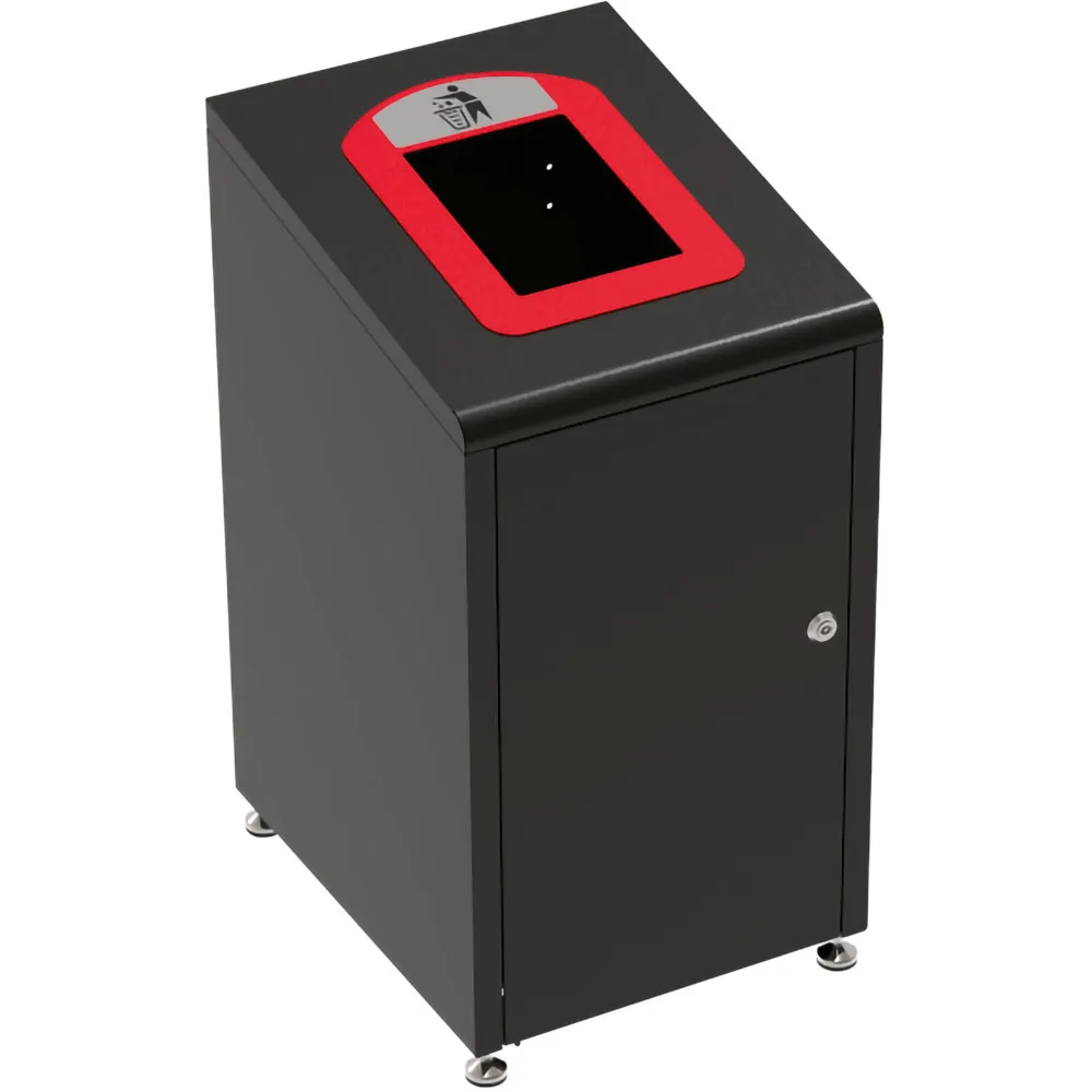 Poubelle tri sélectif noire 60L efficace et durable