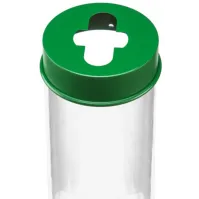 Collecteur bouchons visibilité optimale capacité recyclage responsable