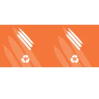 Collecteur écologique transparent pour instruments d'écriture