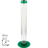 Collecteur cartouche encre transparent grande capacité écologique