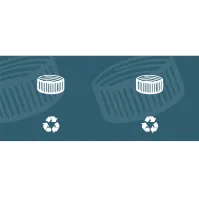 Collecteur bouchons polycarbonate visuel tri facile robuste