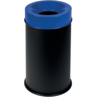 Poubelle antifeu noire