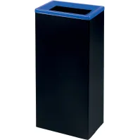 Corbeille tri-sélectif bleue durable 42L facile nettoyage