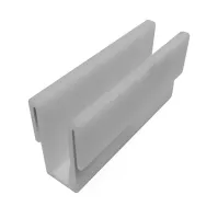 Corbeille tri-sélectif jaune durable 42L rectangulaire