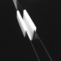 Corbeille tri-sélectif rouge durable 42L design épuré