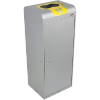 Poubelle tri sélectif jaune pour plastique