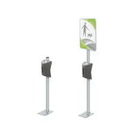 Distributeur sacs canins adaptable facile installation flexible