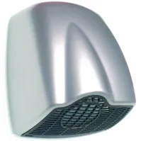 Sèche-mains automatique chauffant design élégant brossé