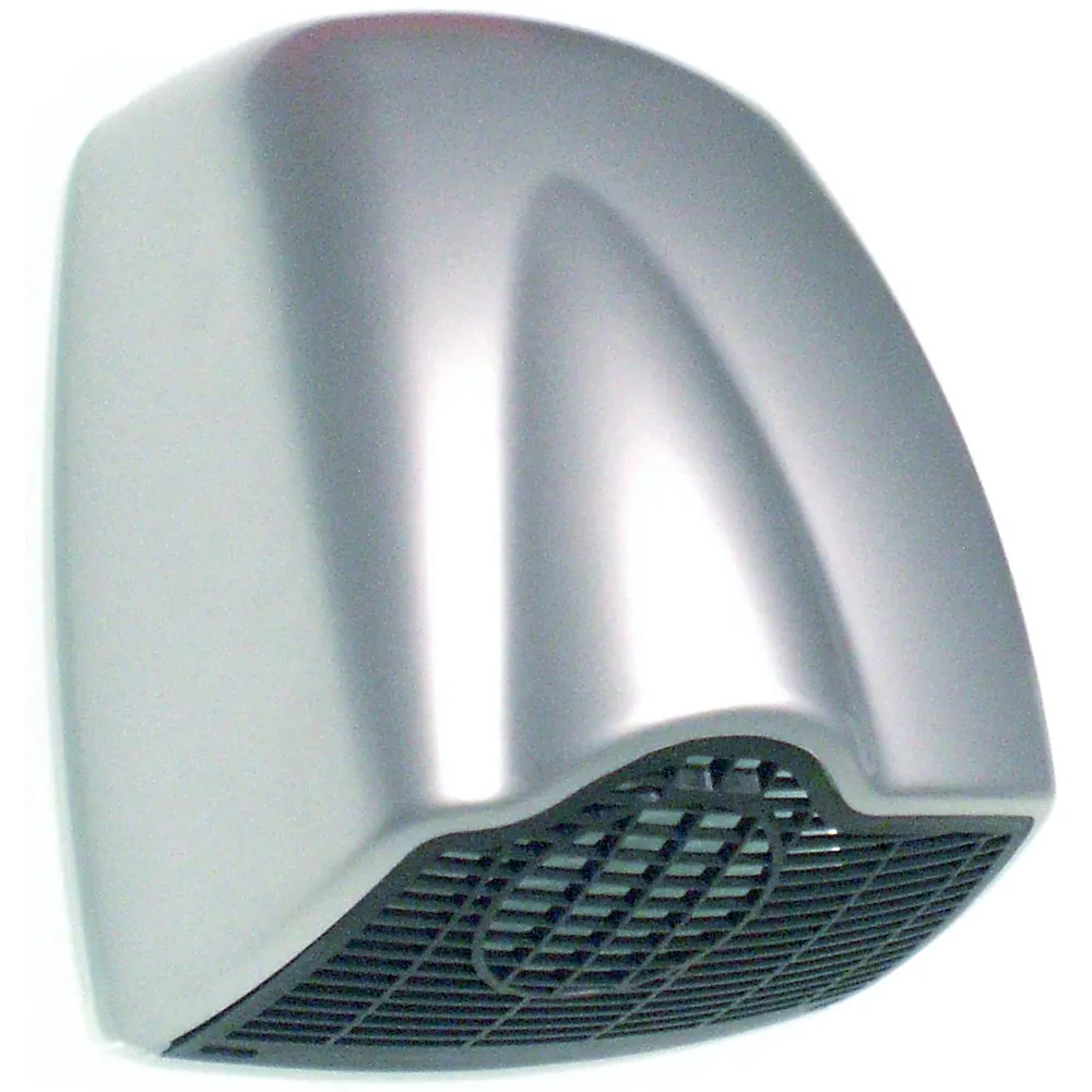 Sèche-mains automatique chauffant design élégant brossé