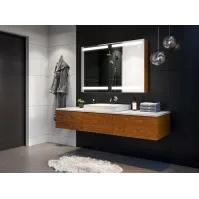 Armoire miroir LED sur mesure éclairage innovant rangement