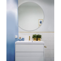 Miroir rond ajustable élégance fonctionnalité salle bain