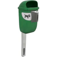 Poteau à enfuire pour corbeille canine 50 litres