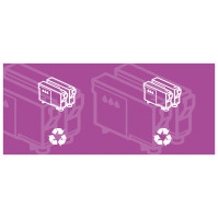 Autocollant cartouches encre jet haute qualité adhérence parfaite