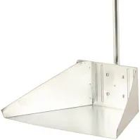 Pelle à déchets industrielle en acier galva