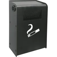 Cendrier mural pratique moderne vidage latéral extérieur compact