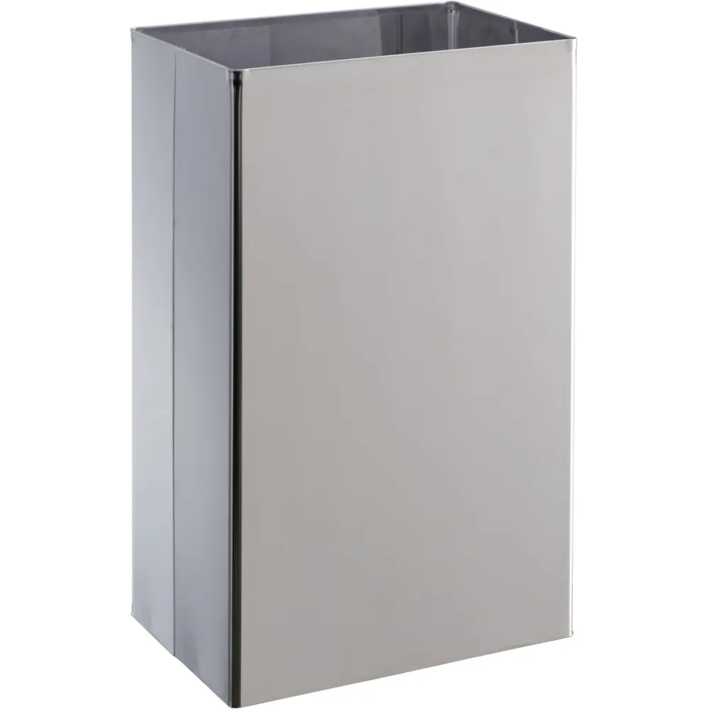 Corbeille basic inox brillant 25 litres