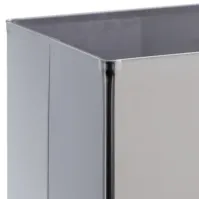 Corbeille basic inox brillant 25 litres