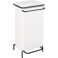 Poubelle de cuisine restaurant acier inoxydable avec pédale.