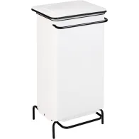 Poubelle de cuisine restaurant acier inoxydable avec pédale.