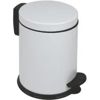 Petite poubelle ronde blanche lot de huit pièces