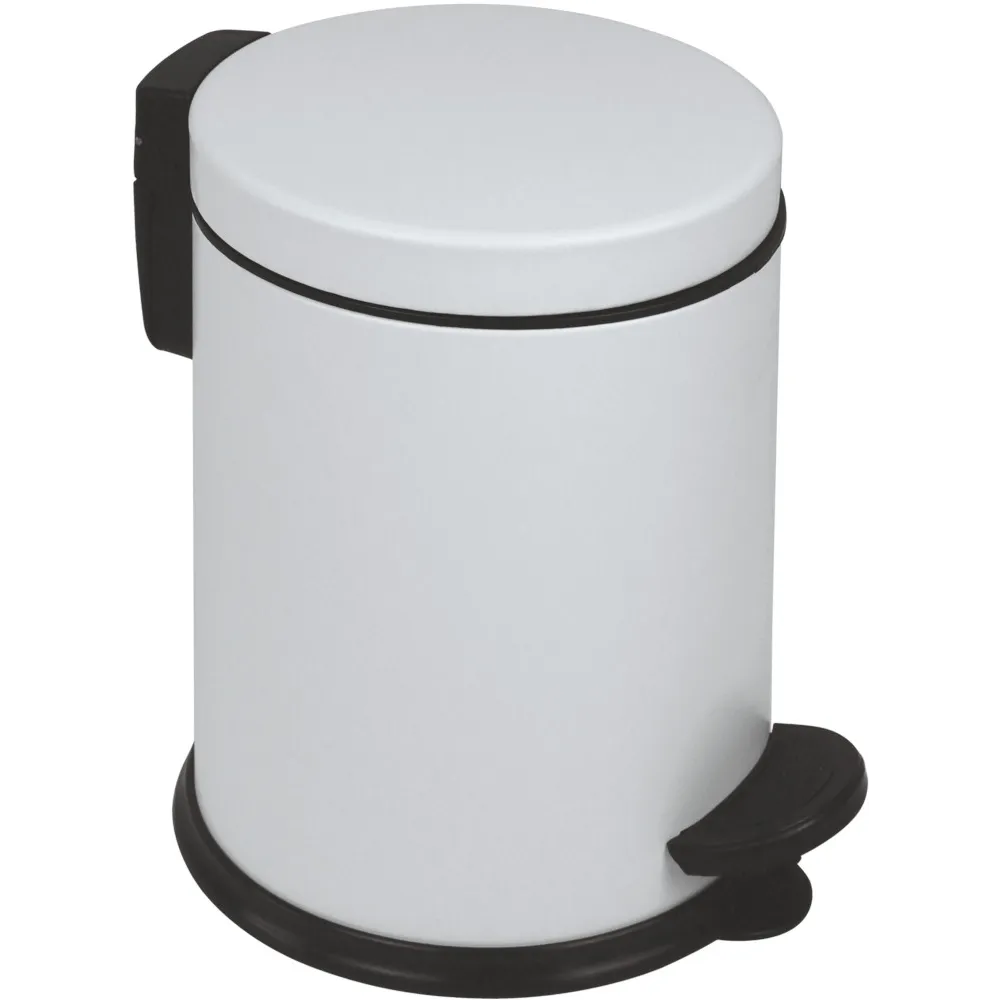 Petite poubelle ronde blanche lot de huit pièces