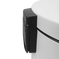 Poubelles rondes blanches 5L lot de huit pièces