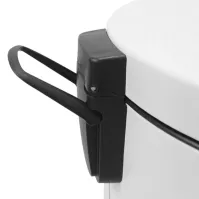 Poubelles rondes noires 5L lot de 8 pièces