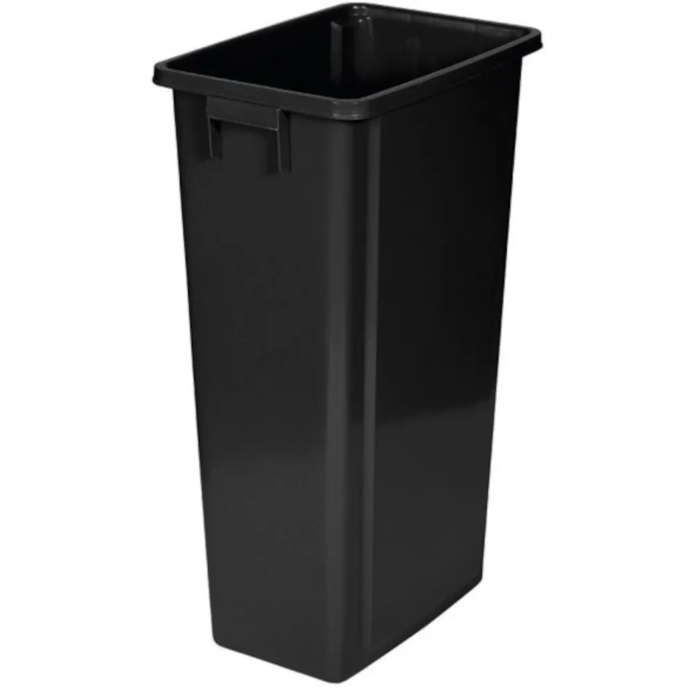 Bac recyclage 80L noir pour déchets tri sélectif