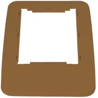 Cadre couvercle marron pour bacs de 60L et 80L