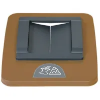 Cadre couvercle marron pour bacs de 60L et 80L