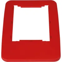 Couvercle rouge adapté bacs 60L 80L protection pratique