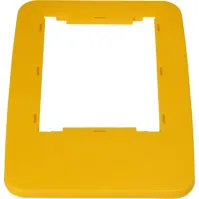 Cadre couvercle jaune pour bacs 60L et 80L