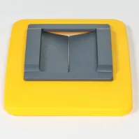 Cadre jaune pour couvercle de bac 60L 80L