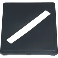 Ouverture papier gris pour bac de recyclage 60L 80L