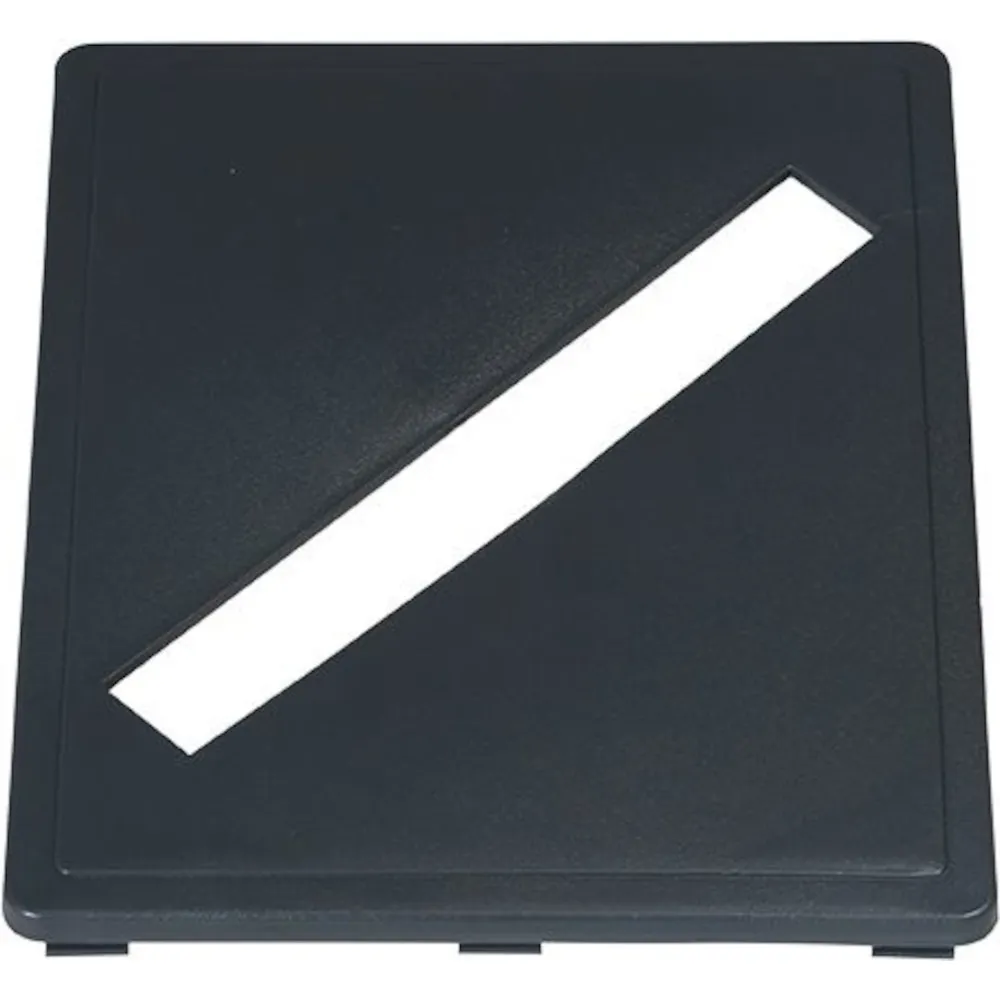 Ouverture papier gris pour bac de recyclage 60L 80L