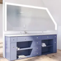 Miroir LED lumineux de mansarde