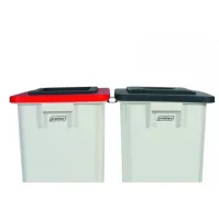 Set connecteurs pour stabiliser bacs de recyclage 60L 80L