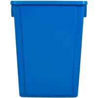 Bac bleu 60L pour recyclage plastique et papier