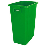 Bac vert 60L recyclage robuste pratique collecte déchets