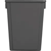 Bac recyclage 60L gris pour collecte sélective déchets