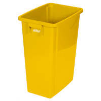 Bac recyclage 60L jaune pratique durable tri sélectif efficace